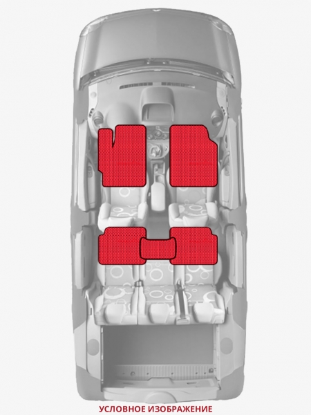 ЭВА коврики «Queen Lux» стандарт для Honda CR-V (RD4, RD5, RD6, RD7)